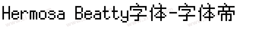 Hermosa Beatty字体字体转换